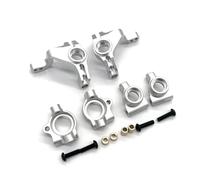 Compatibile Con TAMIYA 1/10 XV02 RS Pro RC Accessori Per Auto Telecomandate In Metallo Tazza Dello Sterzo C Per Il Sedile Della Ruota Posteriore Set Da 3 Pezzi Parti RC Parti Auto(Silver)