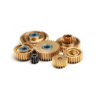 Compatibile Con Tamiya 1/14 RC Camion Trattore Rimorchio Parti Upgrade 1 Set Ingranaggi Conici In Rame Per Cambio RC Parti Auto