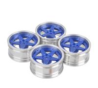 Compatibile Con Tamiya BB01 Per TT02 Per Traxxas 4tec Per MST 1/10 RC Auto Parti Di Aggiornamento Modifica Pezzi Ricambio 4 Ruote Drift In Alluminio RC Parti Auto(Blue)