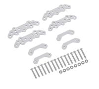 Compatibile Con Tamiya Clod Buster BullHead 1/10 RC Parti Di Aggiornamento Per Auto Piastra Montaggio Per Ammortizzatore Anteriore In Lega Alluminio RC Parti Auto(Silver)