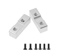 Compatibile Con Tamiya CW-01 CW01 DF02 DT02 Per Hornet Frog Lunch Box Per Beetle Per HotShot NovaFox RC Parti Di Automobili Servo In Metallo Mount RC Parti Auto(Silver)