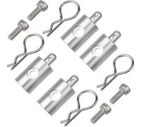 Compatibile Con Tamiya CW01 Lunch Box 1/12 RC Auto Parti Di Aggiornamento Accessori Ricambio Supporti Per Carrozzeria In Alluminio Fissaggio Per Shell RC Parti Auto(Silver)