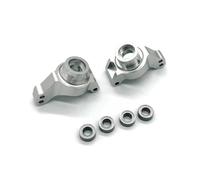 Compatibile con Tamiya Fighter NXGEN DT04 58741 1/10 RC Auto Parti Upgrade Sedile Ruota Posteriore Metallo Parti per Auto RC(Silver)