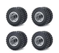 Compatibile Con Tamiya Kit Di Pneumatici Per Ruote Posteriori Cerchio In Metallo Pneumatici In Gomma Da 22-25mm Per Parti Di Automobili Per Camion Del In Per Scala 1/14 RC Corsa pneumatici