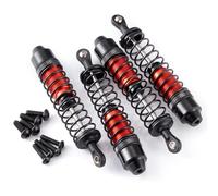 Compatibile Con Tamiya Lunch Box 1/12 RC Monster Truck Parti Di Aggiornamento 1 Set Ammortizzatori Anteriori E Posteriori In Lega Di Alluminio RC Parti Auto(Red)