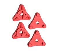 Compatibile Con Tamiya Per Hotshot II The Bigwig 2017 1/10 RC Auto Parti Di Aggiornamento In Alluminio Mozzo Ruota Montaggio Esagonale RC Parti Auto(Red)