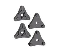 Compatibile Con Tamiya Per Hotshot II The Bigwig 2017 1/10 RC Auto Parti Di Aggiornamento In Alluminio Mozzo Ruota Montaggio Esagonale RC Parti Auto(Black)