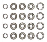Compatibile Con Tamiya Per TT-01 TT01D TT01E TT01R DF02 1/10 Auto Telecomandata Ricambi Per L'aggiornamento Kit Di Cuscinetti A Sfera Da 20 Pezzi Parti Auto RC