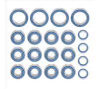 Compatibile Con Tamiya Per TT-01 TT01E TT01D Per TT02B 1/10 RC Auto Aggiornamenti Parti Accessori 20 Pezzi Kit Cuscinetto A Sfere Sigillato RC Parti Auto