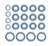 Compatibile Con Tamiya Per TT-01 TT01E TT01D Per TT02B 1/10 RC Auto Aggiornamenti Parti Accessori 20 Pezzi Kit Cuscinetto A Sfere Sigillato RC Parti Auto