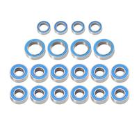 Compatibile Con Tamiya Per TT-01 TT01E TT01D Per TT02B 1/10 RC Auto Aggiornamenti Parti Accessori 20 Pezzi Kit Cuscinetto A Sfere Sigillato RC Parti Auto