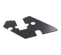 Compatibile Con Tamiya Per TT-02 Per TT-02B TT-02R TT-02S 1/10 RC Parti Di Automobili Modello In Fibra Carbonio Gruppo Sterzo Deflettore Pannello Della Carrozzeria Del Veicolo RC Parti Auto