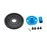 Compatibile Con Tamiya Per TT-02 Per TT02 1/10 Parti Di Automobili RC 1SET 68T Ingranaggi Cilindrici In Metallo E Supporto Per Ingranaggi Set Di Aggiornamento Ad Alta Velocità 54500 RC Parti Auto