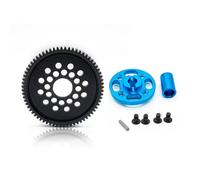 Compatibile Con Tamiya Per TT-02 Per TT02 1/10 RC Auto Parti Upgrade Ingranaggio Dritto Metallico Da 68T Con Supporto Set Ingranaggi Ad Alta Velocità 54500 RC Parti Auto