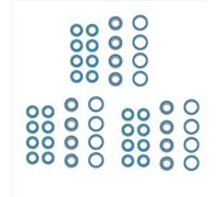Compatibile Con Tamiya Per TT-02 TT-02D 1/10 Aggiornamenti Per Auto Telecomando Accessori Ricambi 48 Pezzi Kit Cuscinetto A Sfere Sigillato RC Parti Auto