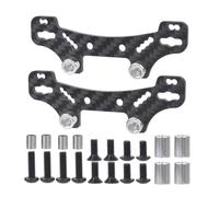 Compatibile Con Tamiya Per TT-02 TT-02D TT-02R 1/10 RC Auto Aggiornamento Parti Di Modifica Pezzi Ricambio 2 Modello In Fibra Carbonio Serranda Soggiorno RC Parti Auto