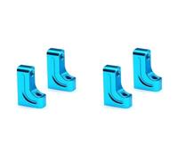 Compatibile con Tamiya per TT-02 XV-01 TB-03 1/10 RC auto parti di aggiornamento accessori 4 pezzi metallo servo supporto staffa fissa RC Parti Auto