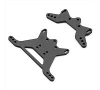 Compatibile Con Tamiya Per TT-02B 1/10 RC Per Buggy Car Upgrades Parts Per Telaio In Fibra Di Carbonio Con Supporto Ammortizzatore Anteriore E Posteriore RC Accessori