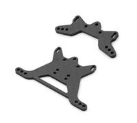 Compatibile Con Tamiya Per TT-02B Per TT02B 1/10 RC Auto Parti Di Aggiornamento Modello In Fibra Carbonio Piastra Torre Ammortizzatore Anteriore E Posteriore RC Parti Auto