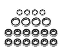 Compatibile Con Tamiya Per TT01 Per TT-01 TT-01E Per TT-02B TT-01D 1/10 RC Auto Parti Di Aggiornamento Accessori 20 Pz Kit Cuscinetti Sigillati RC Parti Auto