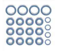 Compatibile Con Tamiya Per TT01 Per TT-01 TT01E TT01D Per TT02B 1/10 RC Auto Parti Di Aggiornamento 20 Pezzi Kit Cuscinetto A Sfere Sigillato RC Parti Auto
