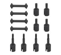 Compatibile Con Tamiya Per TT01 Per TT02 1/10 RC Auto Parti Upgrade Acciaio Metallo Albero Di Scatola Ingranaggi Coppa Giunto Differenziale Ruota Assale RC Auto Giocattoli