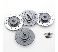 Compatibile con Tamiya per TT01 per TT02 per HPI per HSP 94123 per Sakura D4 1/10 RC On Road Car 12mm Ruota Esagonale Mozzo Adattatore Disco Freno Parti per Auto RC(Gray)