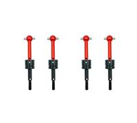 Compatibile Con Tamiya Per TT01 Per TT02 TA04 1/10 RC Car Upgrade Parts Accessories Metal CVD Drive Shaft 53792 albero trasmissione rc(Red,4pcs)