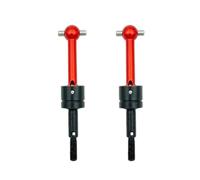 Compatibile Con Tamiya Per TT01 Per TT02 TA04 1/10 RC Car Upgrade Parts Accessories Metal CVD Drive Shaft 53792 albero trasmissione rc(Red,2pcs)