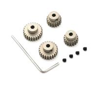 Compatibile Con Tamiya Per TT01 Per TT02 TB02 TA05 1/10 RC Auto Parti Di Aggiornamento In Metallo 18T 19T 24T 25T Pignone Ingranaggio Del Motore RC Parti Auto