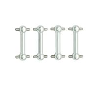 Compatibile Con Tamiya Per TT01 Per TT02 TT01D TT01E TA04 1/10 RC Auto Parti Di Aggiornamento In Metallo Per Albero Trasmissione Universale CVD Dogbone 4 Pezzi RC Parti Auto