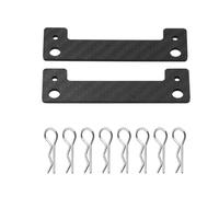 Compatibile Con Tamiya Per TT01 Per TT02 XV01 1/10 Parti Di Automobili RC Modello In Fibra Carbonio Anteriore Posteriore Supporto Per Corpo Traversa Invisibile Post RC Parti Auto