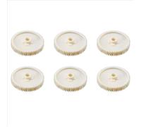 Compatibile Con TAMIYA Per TT01 TT01D TT01E 1/10 Auto Telecomandate Aggiornamenti Parti Di Modifica Ricambio 6X 61T Spur Gear 51004 RC Parti Auto