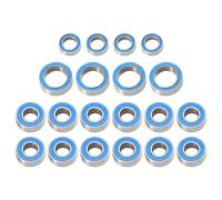 Compatibile Con Tamiya Per TT01 TT01E TT01D Per TT02B 1/10 RC Auto Aggiornamenti Parti Accessori 20 Pezzi Kit Cuscinetto A Sfere Sigillato In Gomma Accessori Aggiornamento RC