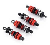 Compatibile Con Tamiya Per TT02 1/10 Auto Radiocomandata Drift Parti Aggiornamento Lega Alluminio Ammortizzatori Olio Set Smorzatori RC Parti Auto(Red)