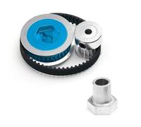 Compatibile Con Tamiya Per TT02 1/10 Parti Upgrade Auto RC Kit Conversione Trasmissione Cinghia Sistema Ingranaggi Ingranaggio Cinghia RC Parti Auto