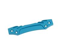 Compatibile con Tamiya per TT02 1/10 RC Auto Aggiornamenti Parti Accessori Piastra di Supporto Paraurti Anteriore in Metallo Parti per Auto RC(Blue)