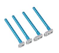 Compatibile Con Tamiya Per TT02 1/10 Rc Car Upgrade Modifica Accessori Di Ricambio Parti Shell Body Mount RC Parti Auto(Blue)