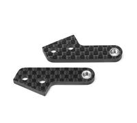 Compatibile Con Tamiya Per TT02 Per TT-02 1/10 RC Auto Parti Di Aggiornamento Modello In Fibra Di Carbonio Servo Montaggio Piastra Di Rinforzo Fissa RC Parti Auto