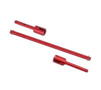 Compatibile Con Tamiya Per TT02 Per TT02B RC Car Upgrades Parts Accessories Metal Main Transmission Elica Central Drive Tree Albero trasmissione rc(Red)