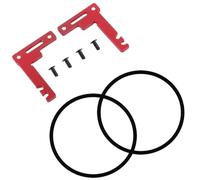 Compatibile Con Tamiya Per TT02 Per TT02B TT02D TT02R TT02SR TT02S 1/10 RC Parti Di Automobili Supporto Batteria Corto In Metallo Set Staffa Montaggio RC Parti Auto