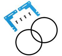 Compatibile Con Tamiya Per TT02 Per TT02B TT02D TT02R TT02SR TT02S 1/10 RC Parti Di Automobili Supporto Batteria Corto In Metallo Set Staffa Montaggio RC Parti Auto