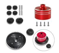 Compatibile Con Tamiya Per TT02 Per TT02B XV02 1/10 RC Parti Di Automobili Accessori In Metallo Cassa Differenziale In Acciaio Spur Gear Set Di Ingranaggi Principali RC Car Upgrade