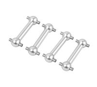 Compatibile Con Tamiya Per TT02 TT02D TT02S 4 Pezzi Albero Motore Parte Osso Di Cane Veicolo 1: 10 Parti Di Aggiornamento Albero Motore Cingolato Per Auto RC Albero trasmissione RC