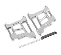 Compatibile Con Tamiya Squash Van Per GF02 WR02G Per GF01 G601 1/10 RC Parti Di Automobili 1 Set Bracci Di Sospensione Anteriori In Lega Di Alluminio RC Parti Auto(Silver)