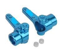 Compatibile Con Tamiya TL01 GF-02 GF-01 WR-02C WR-02CB WR-02G WT-01WT-01N G6-01 1/10 RC Car Part2 Pezzi Montanti Anteriori In Lega Di Alluminio RC Parti Auto(Blue)