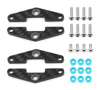 Compatibile Con TAMIYA TT02S Per TT02B Per Tamiya TT02S Per TT02B 1/10 RC Parti Di Automobili Sospensione Tirante Di Montaggio Pull Rod Staffa RC Parti Auto