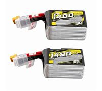 Compatibile con Tattu R-Line 6.0 1480mAh 6S Lipo Battery 160C 22.2V ST SQ XT60 Plug Racing Drone RC elicottero Quadcopter FPV (2 pezzi 1480mAh 6S SQ)