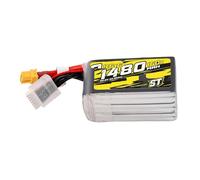 Compatibile con Tattu R-Line 6.0 1480mAh 6S Lipo Battery 160C 22.2V ST SQ XT60 Plug Racing Drone RC elicottero Quadcopter FPV (1 PC 1480mAh 6S ST)