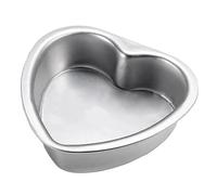 Compatibile con teglia antiaderente in lega di alluminio a forma di cuore da 4/6/8/10 pollici - Stampo da forno con fondo rimovibile for pane e utensili da cucina(10-inches)